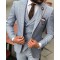 Retro herringbone wool slim fit men's suit  HF0412-03-01