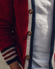 Men's Retro Casual Striped Knit Button Cardigan MTA0527I5TO