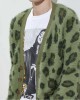 Men's Vintage Leopard V-Neck Single-Breasted Cardigan 03568715Y